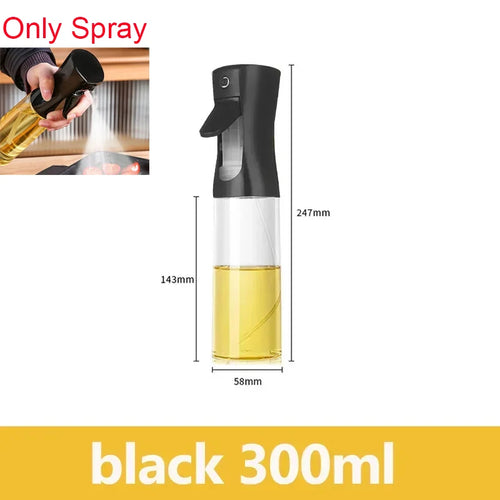 2in1 500ml Plastic Spray Oil Sprayer Bottle Spray Oil Dispenser Oil