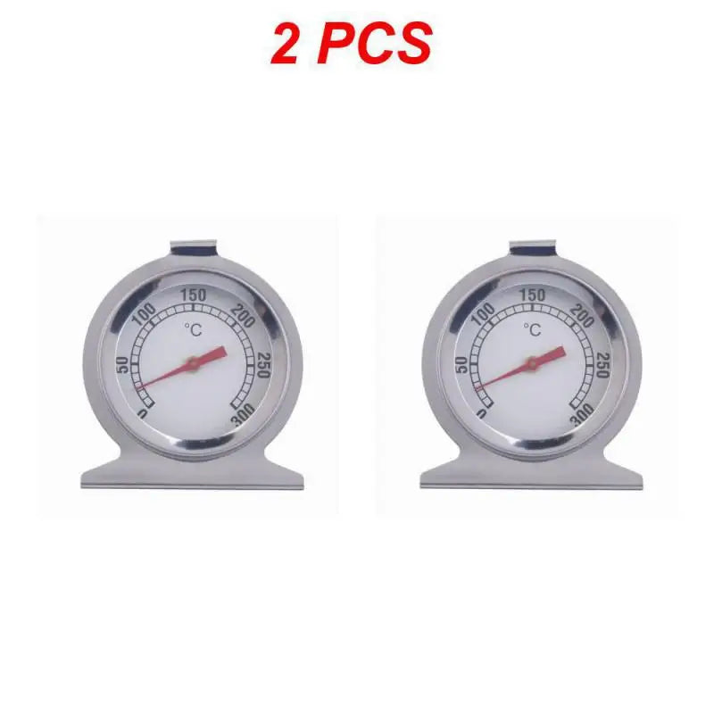 1~8PCS Stainless Steel Oven Thermometer Food Meat Grill Cooking Mini Dial Stand Up Temperature Gauge For Oven Cooker Kitchen